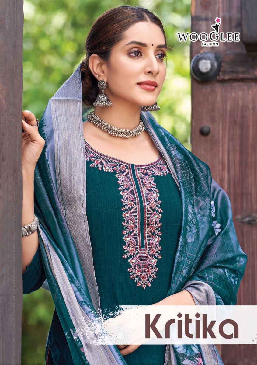 Wooglee Kritika Viscose Readymade Suit (6 pcs Catalogue)