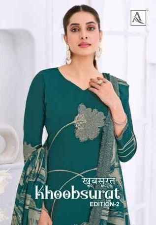 Alok Khoobsurat Edition 2 Viscose Dress Material (4 pcs Catalogue)