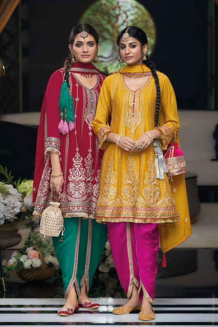 Eba Lifestyle Sajni Vol-2 Chinon Readymade Suit (2 pcs Catalogue)