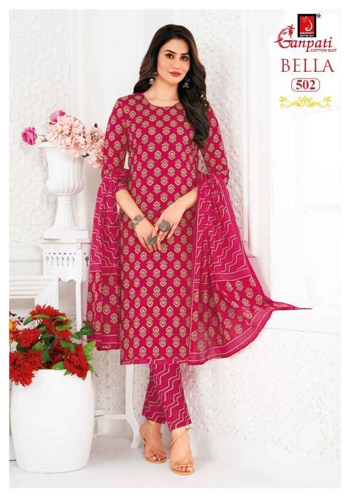 Ganpati Bella Vol-5 Cotton Readymade Suit (15 pcs Catalogue)