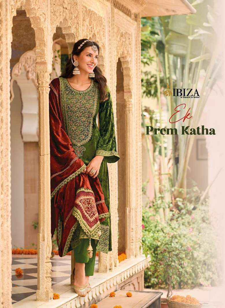 Ibiza Ek Prem Katha Viscouse Velvet Dress Material (6 pcs Catalogue)