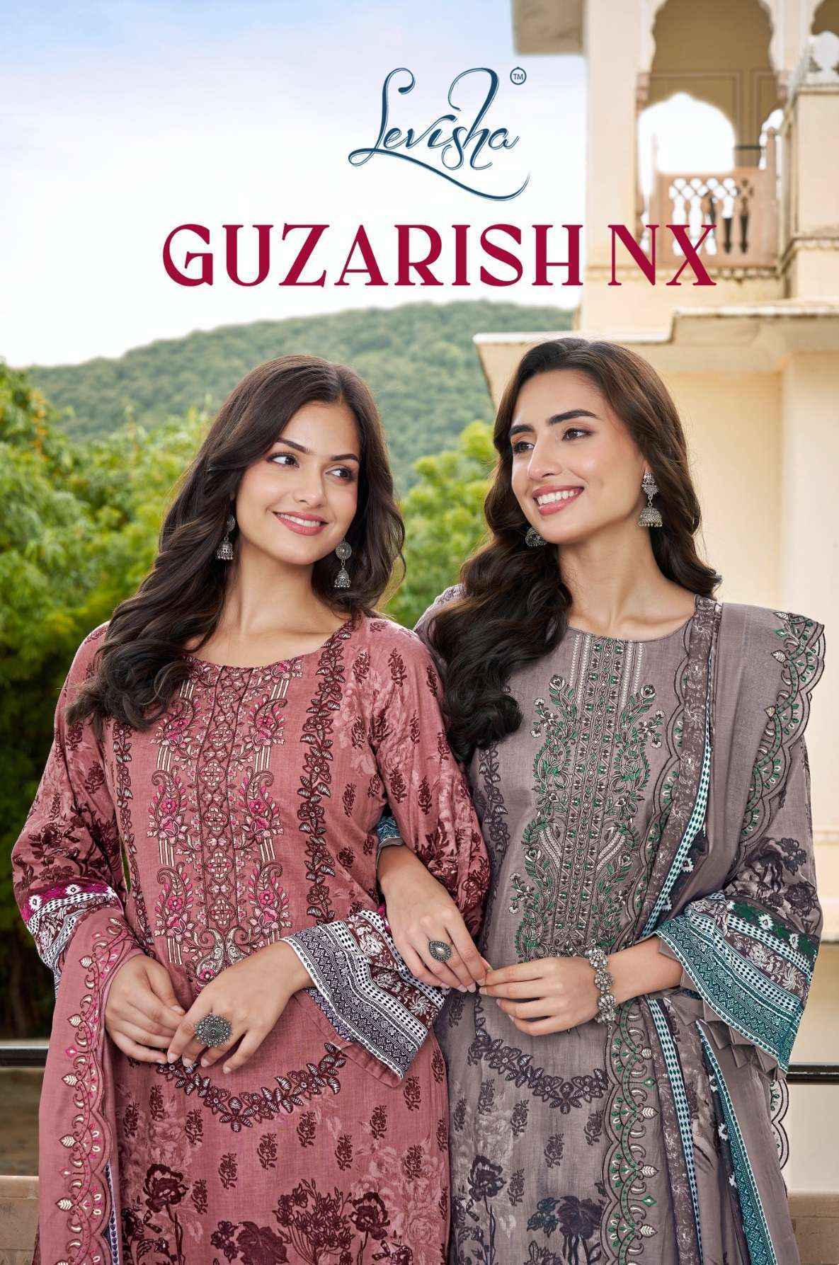 Levisha Guzarish Nx Lawn Cotton Dress Material (6 pcs Catalogue)