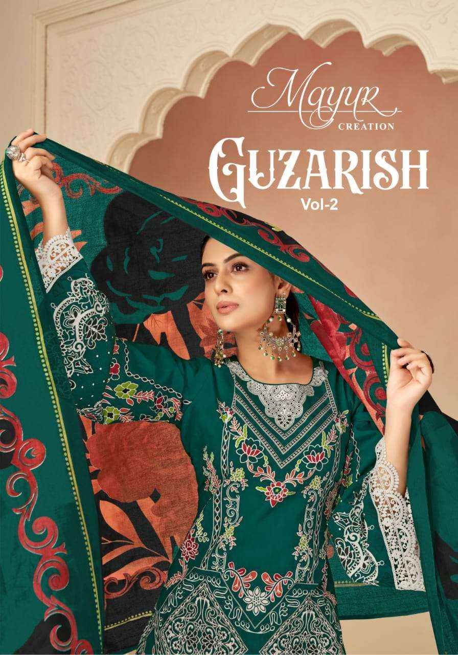 Mayur Creation Guzarish Vol-2 Cotton Dress Material (8 pcs Catalogue)