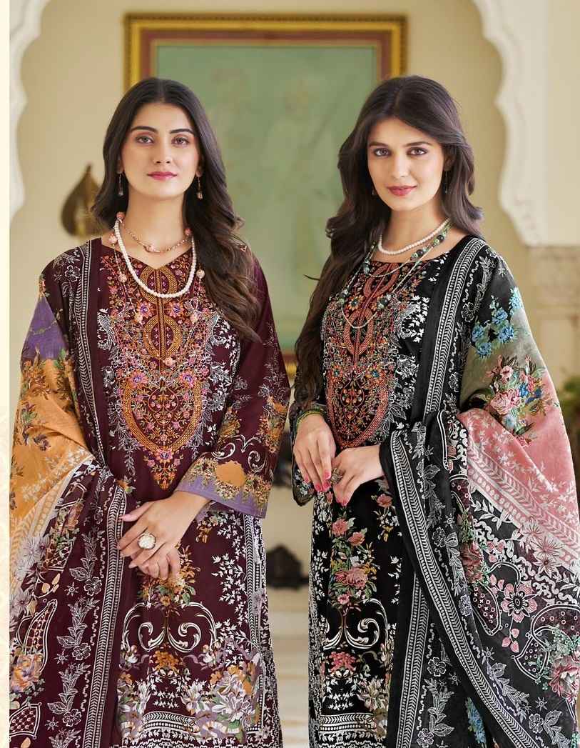 Pakiza Prints Iram Vol-44 Lawn Dress Material (10 pcs Catalogue)