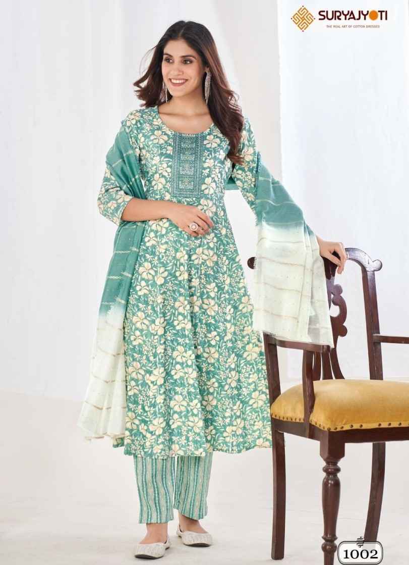 Suryajyoti Anarkali Special Vol-1 Readymade Suit (10 pcs Catalogue)