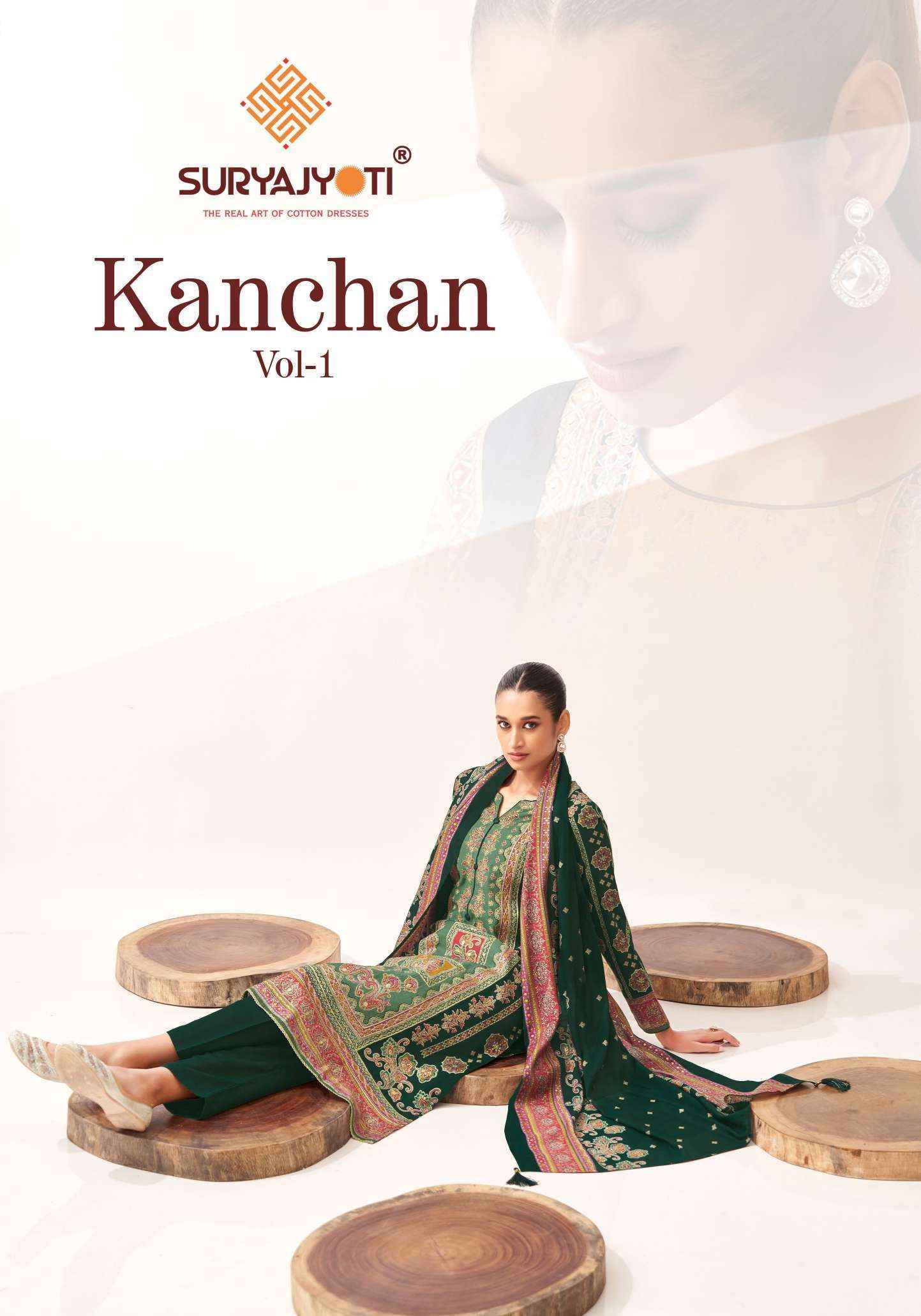 Suryajyoti Kanchan Vol-1 Modal Dress Material (6 pcs Catalogue)