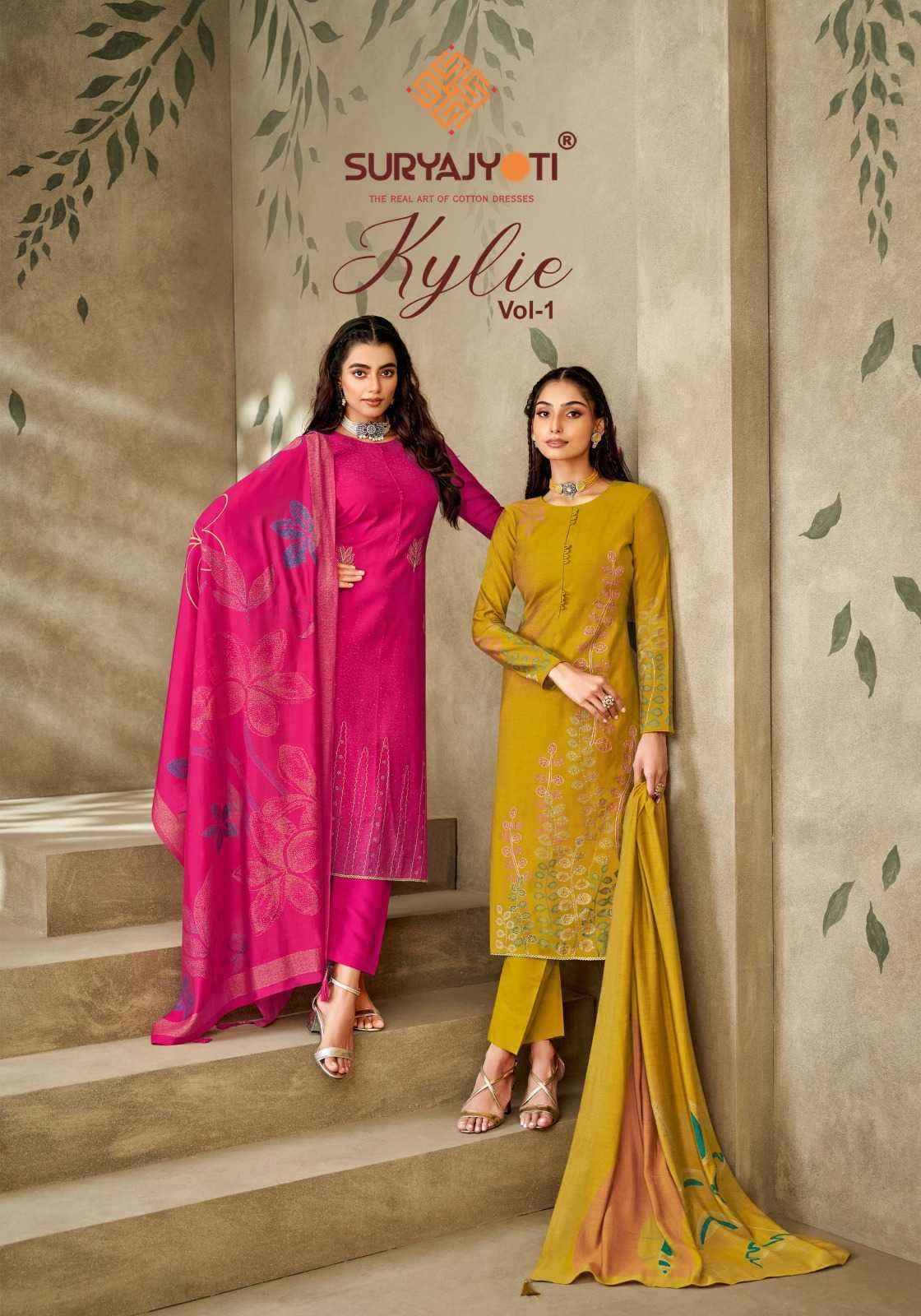 Suryajyoti Kylie Vol-1 Modal Dress Material (8 pcs Catalogue)