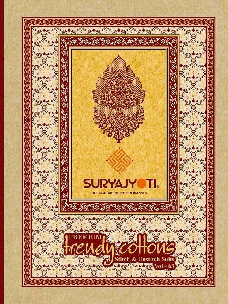 Suryajyoti Trendy Cotton Vol-63 Cotton Readymade Suit (20 pcs Catalogue)