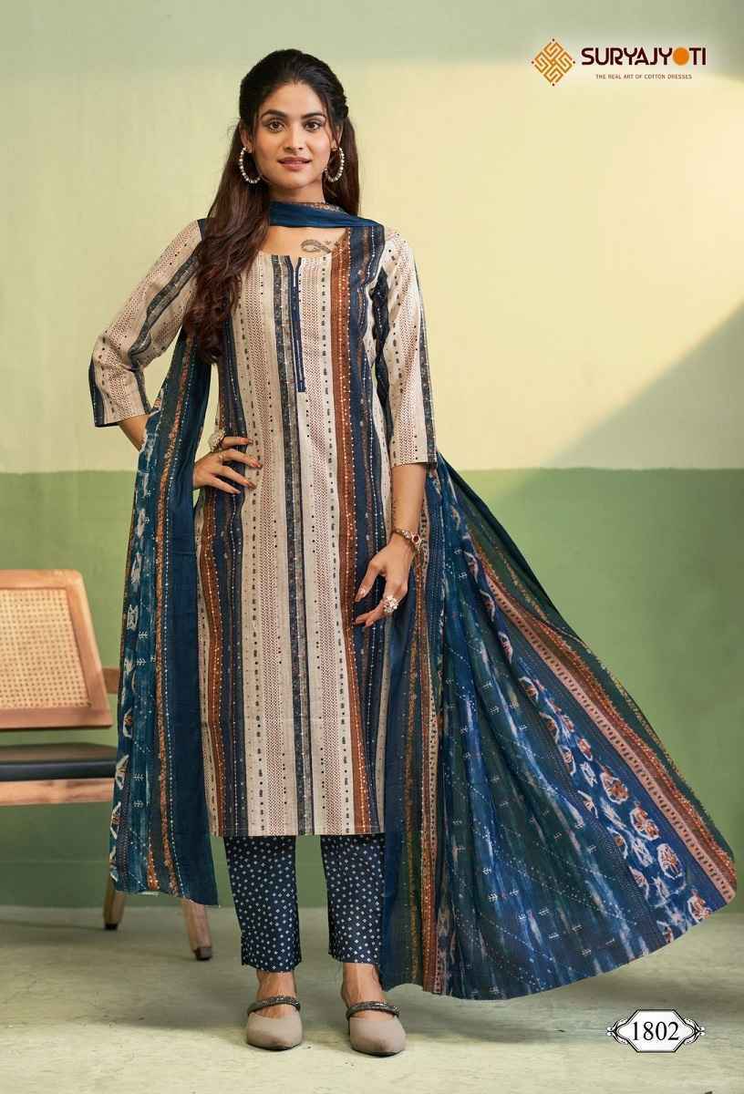 Suryajyoti Zion Cotton Vol-18 Readymade Cotton Dress (15 pcs Catalogue)