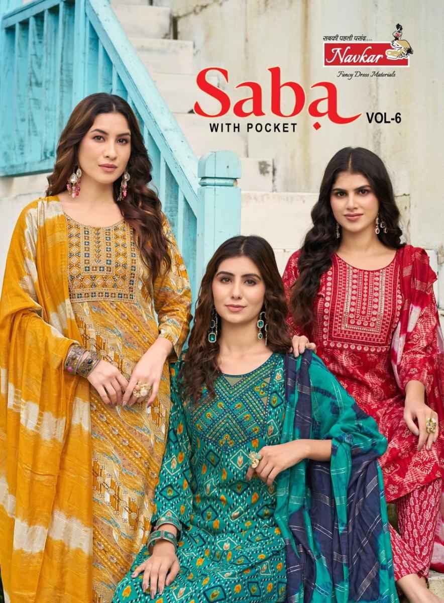 Taniksh Saba Vol-6 Rayon Readymade Suit (8 pcs Catalogue)