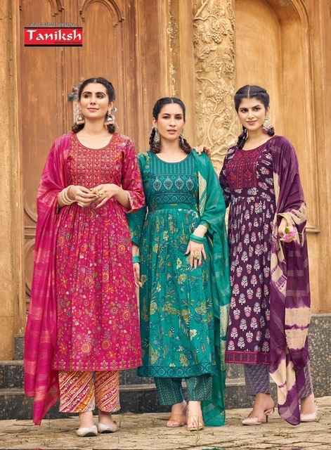 Taniksh Sona Vol-4 Rayon Readymade Suit (8 pcs Catalogue)