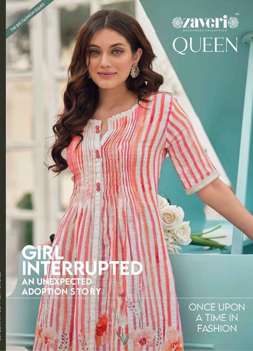 Zaveri Queen Heavy Linen Kurti (3 pcs Catalogue)