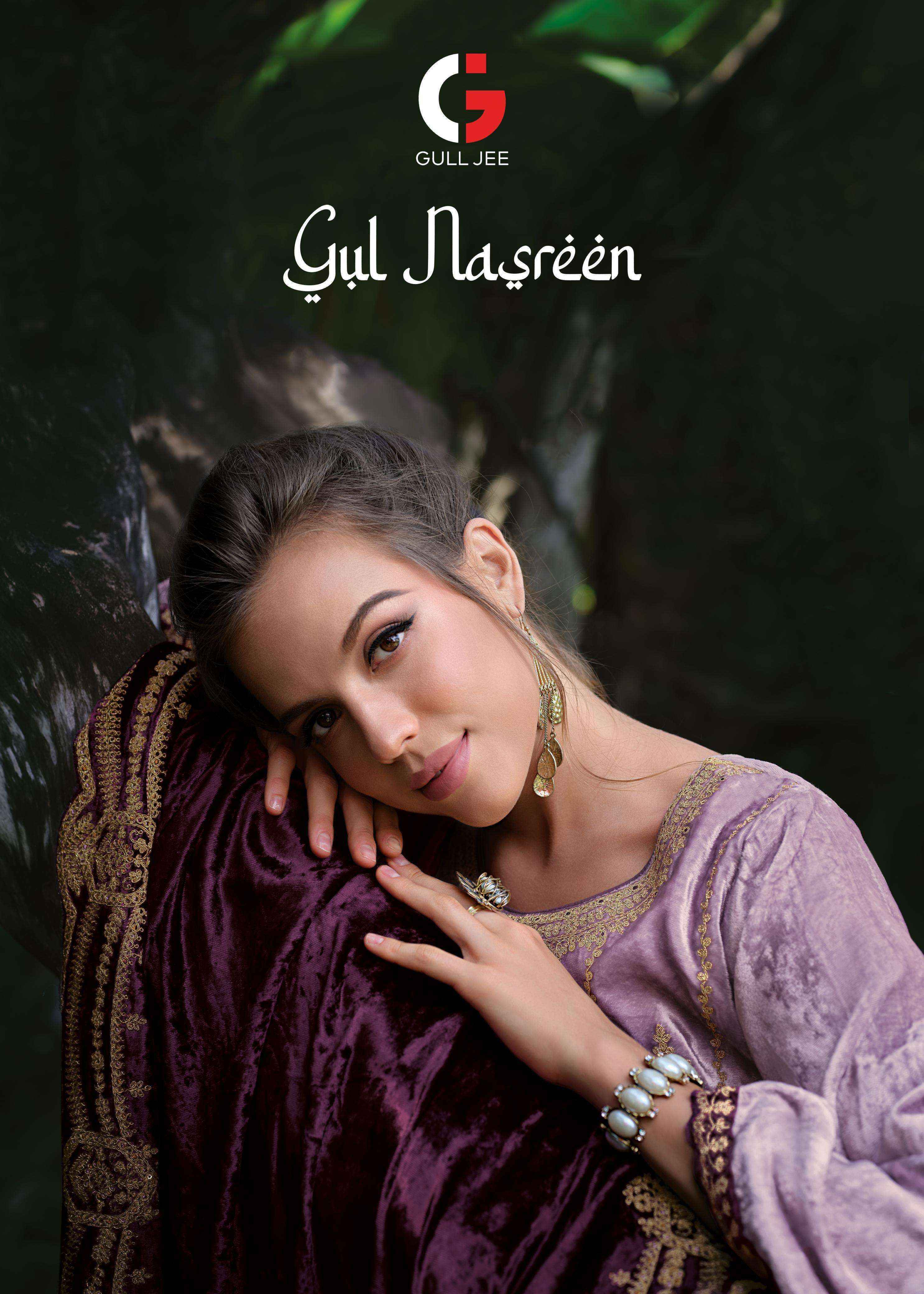 Gull Jee Nasreen Velvet Dress Material (6 pcs Catalogue)