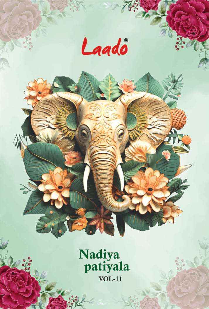 Laado Nadiya Patiyala Vol-11 Cotton Dress Material (12 pcs Catalogue)