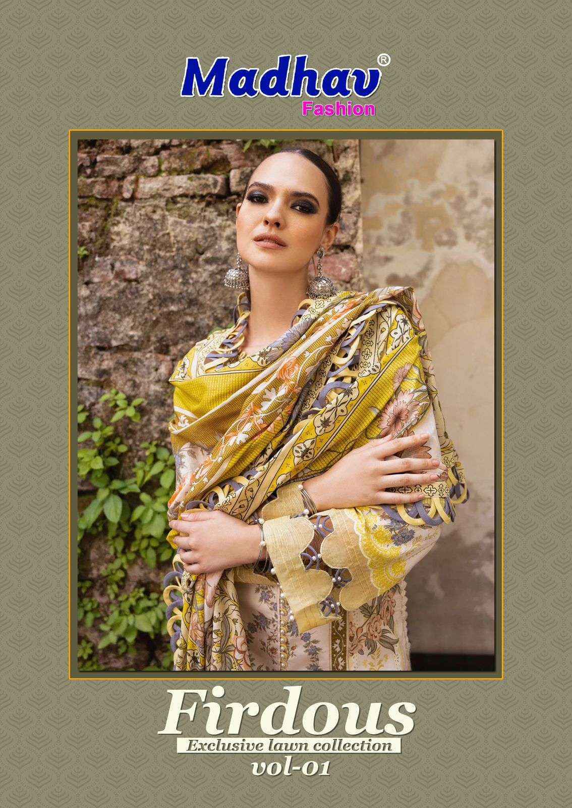 Madhav Fashion Firdous Vol-1 Cotton Dress Material (6 pcs Catalogue)