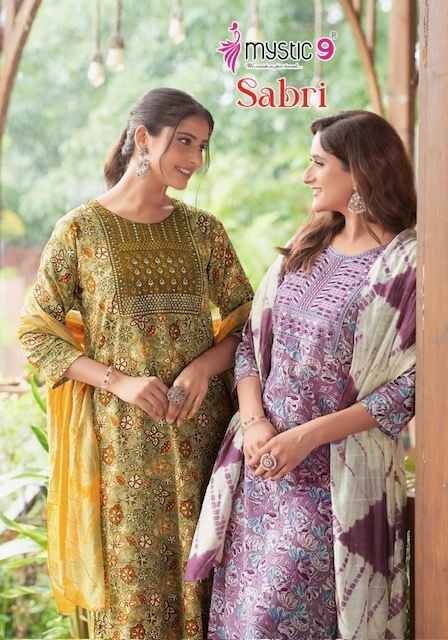 Mystic 9 Sabri Vol-3 Reyon Readymade Suit (8 pcs Catalogue)