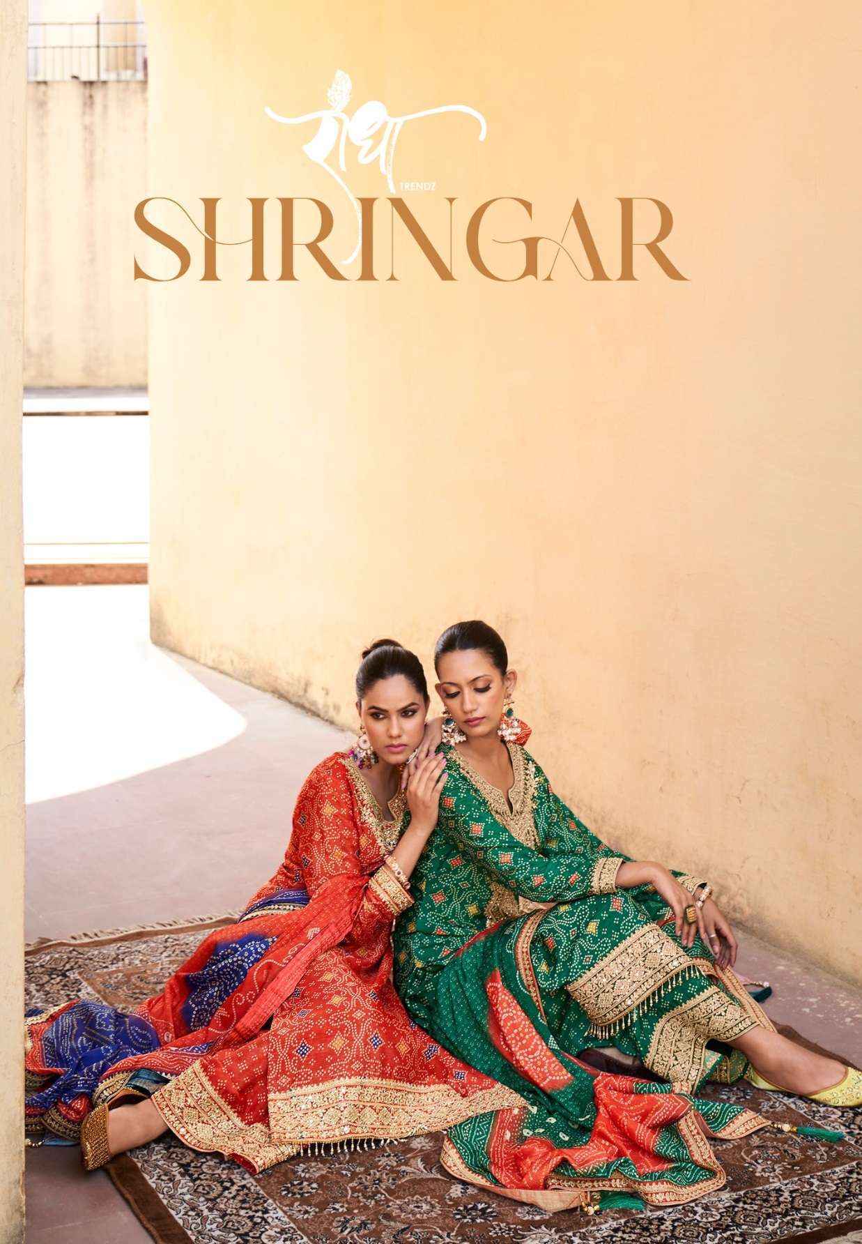 Radha Trendz Shringar Chinon Dress Material (4 pcs Catalogue)