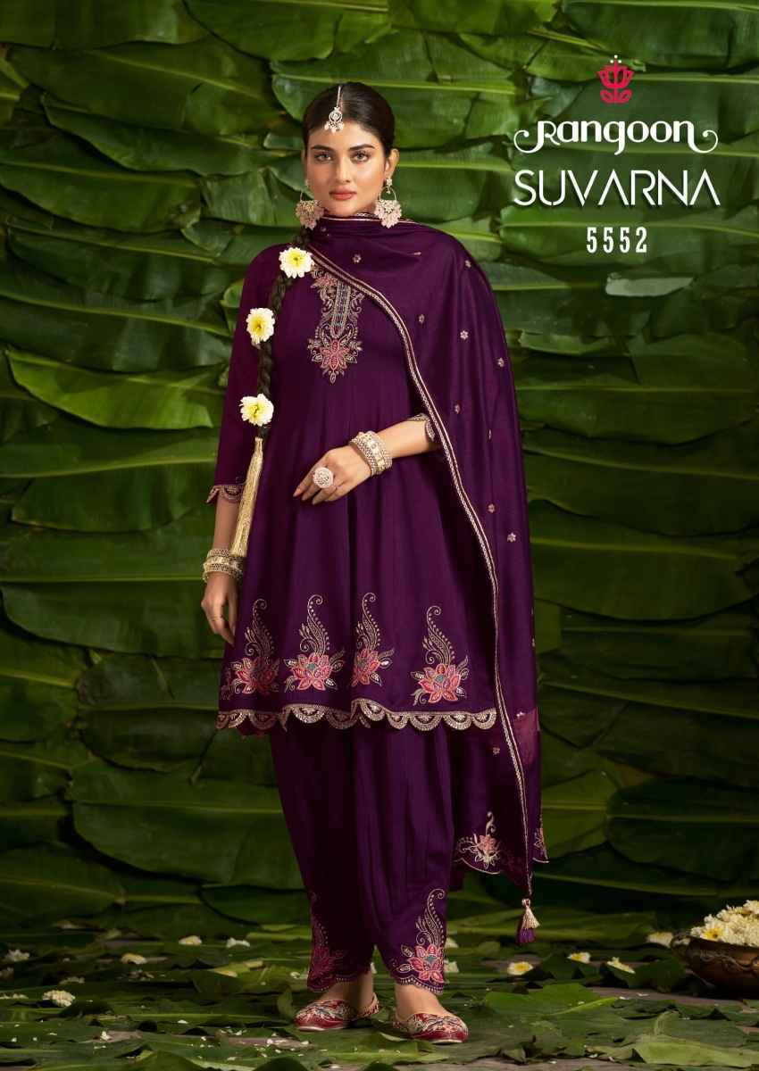 Rangoon Suvarna Silk Readymade Suit (4 pcs Catalogue)