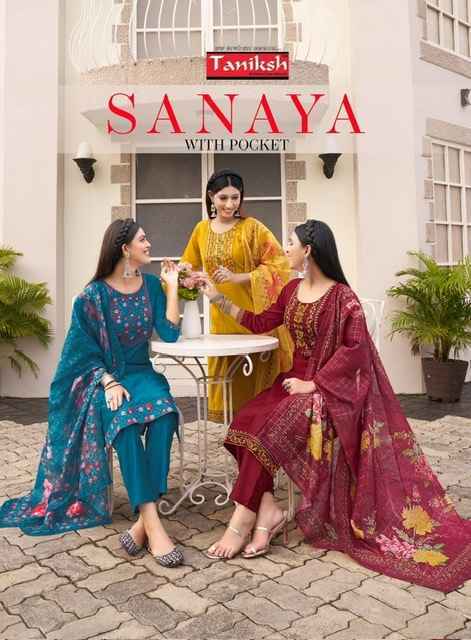 Taniksh Sanaya Vertical Readymade Suit (8 pcs Catalogue)