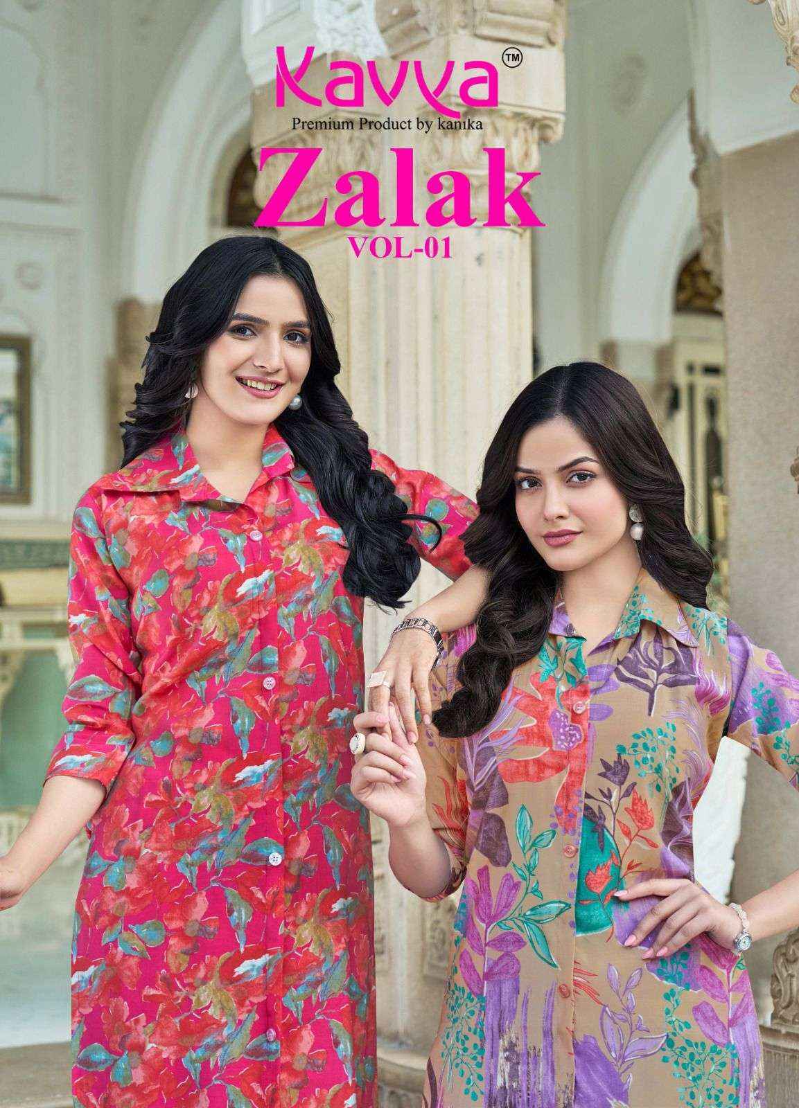 Kavya Zalak Chanderi Top With Bottom (10 pcs Catalogue)