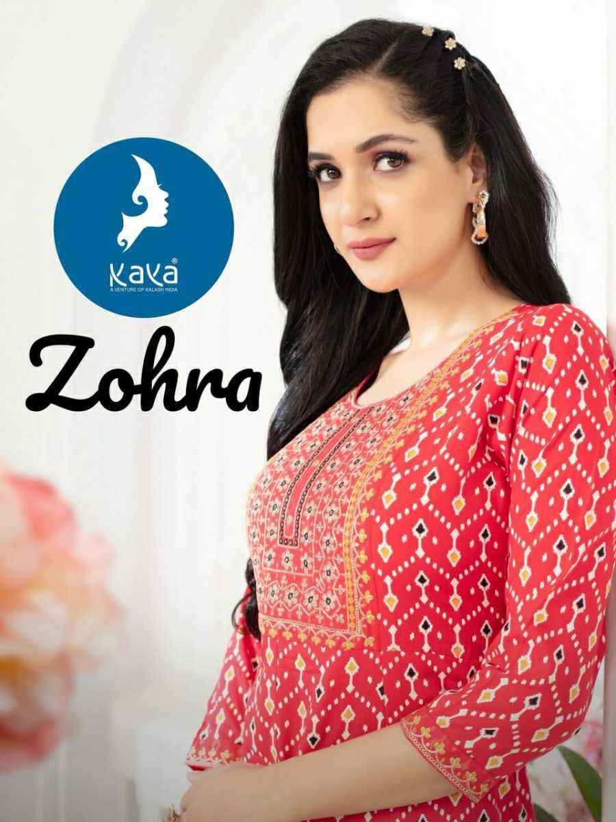 Kaya Zohra Rayon Kurti (8 pcs Catalogue)