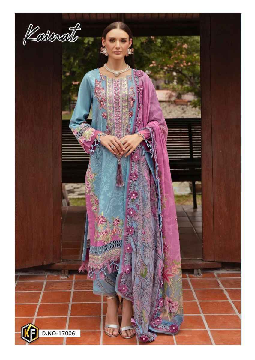 Keval Fab Kainat Vol-17 Lawn Cotton Dress Material (6 pcs Catalogue)