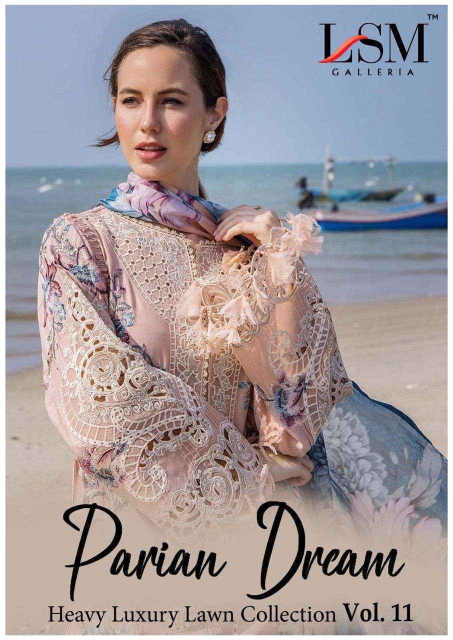 LSM Galleria Parian Dream Vol-11 Lawn Dress Material (6 pcs Catalogue)