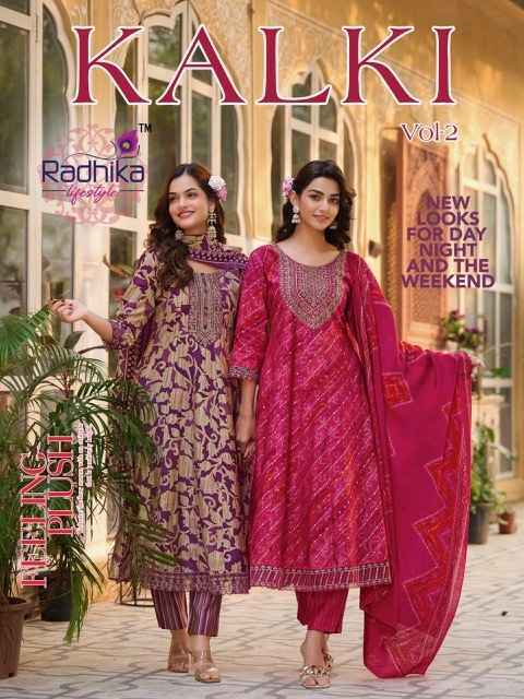 Radhika Lifestyle Kalki Vol-2 Readymade Schimer Dress (6 Pcs Catalog)