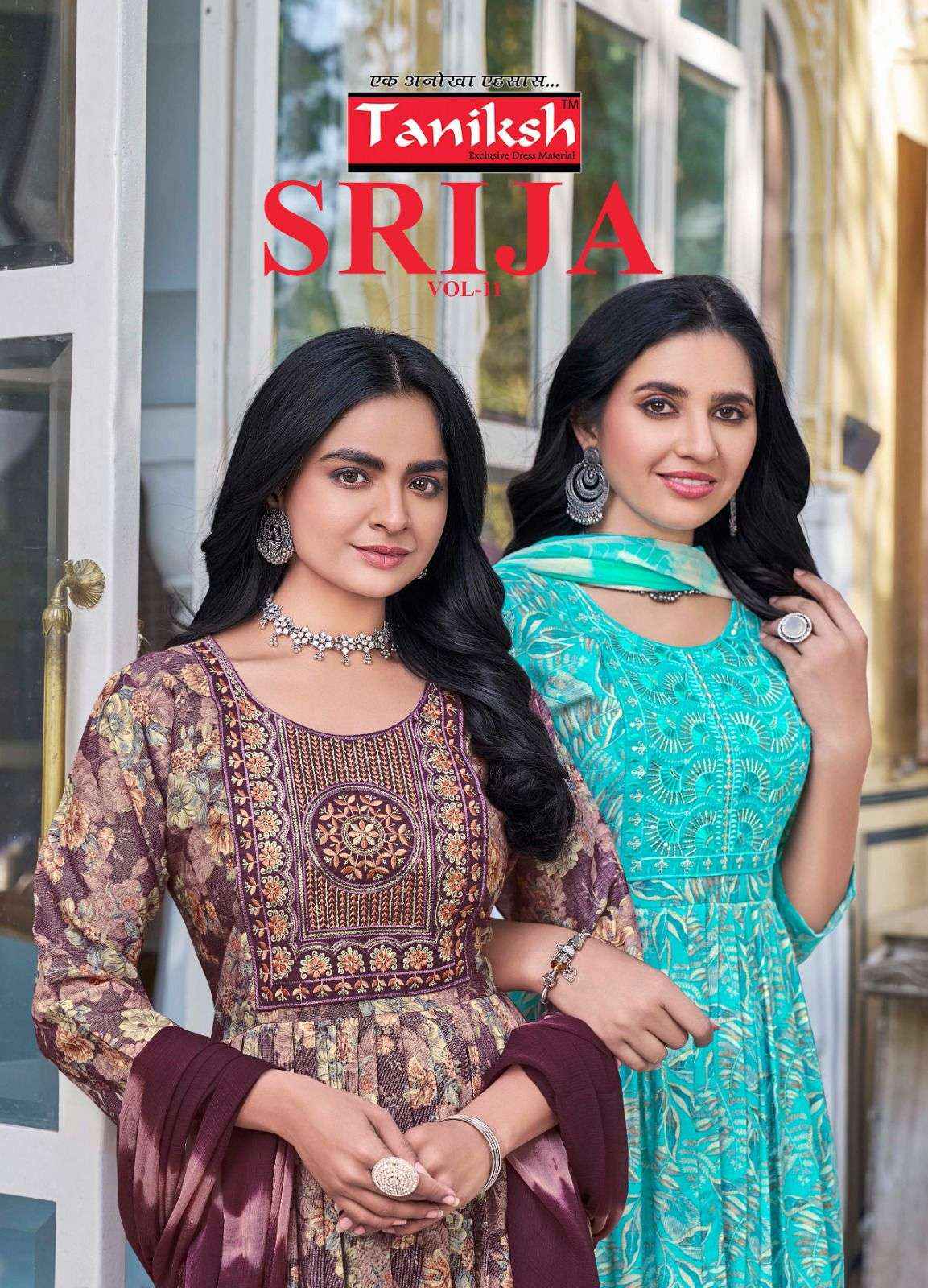 Taniksh Srija Vol-11 Rayon Readymade Suit (8 pcs Catalogue)