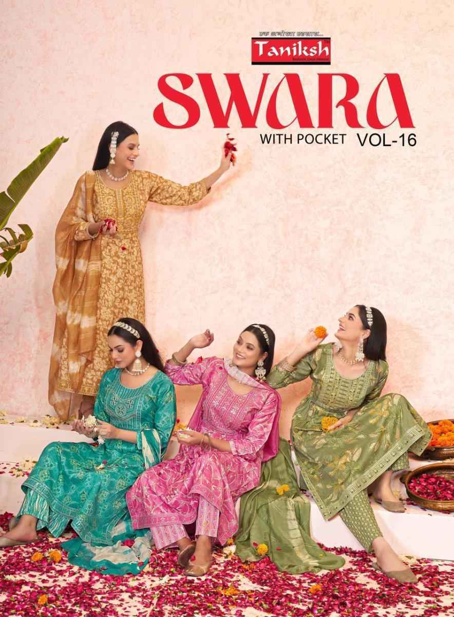 Taniksh Swara Vol-16 Reyon Readmade Suit (8 pcs Catalogue)