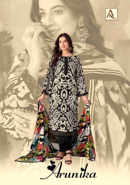 Alok Arunika Cambric Cotton Dress Material (6 pcs Catalogue)