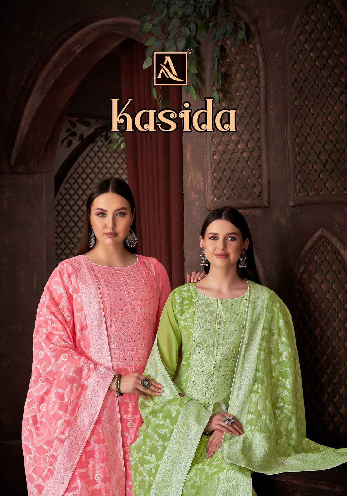 Alok Kasida Hand Weave Jacquard Dress Material (6 pcs Catalogue)