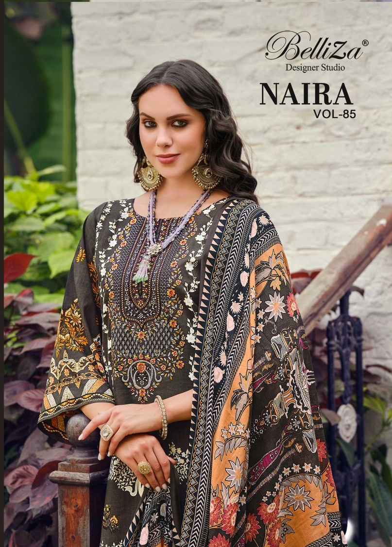 Belliza Naira Vol-85 Cotton Dress Material (8 pcs Cataloge)