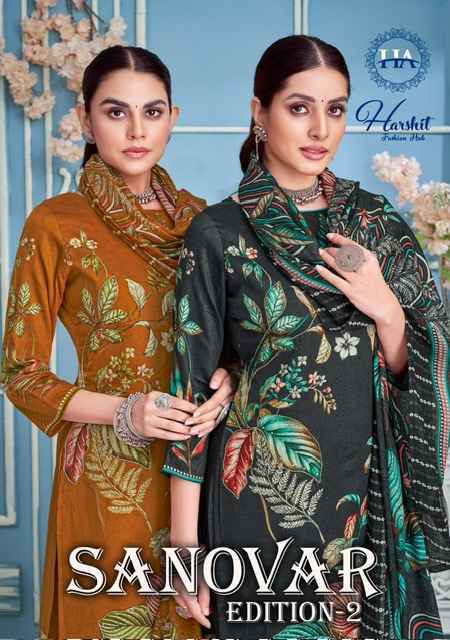 Harshit Fashion Sanovar Edition-2 Zam Cotton Dress Material (6 pcs Catalogue)