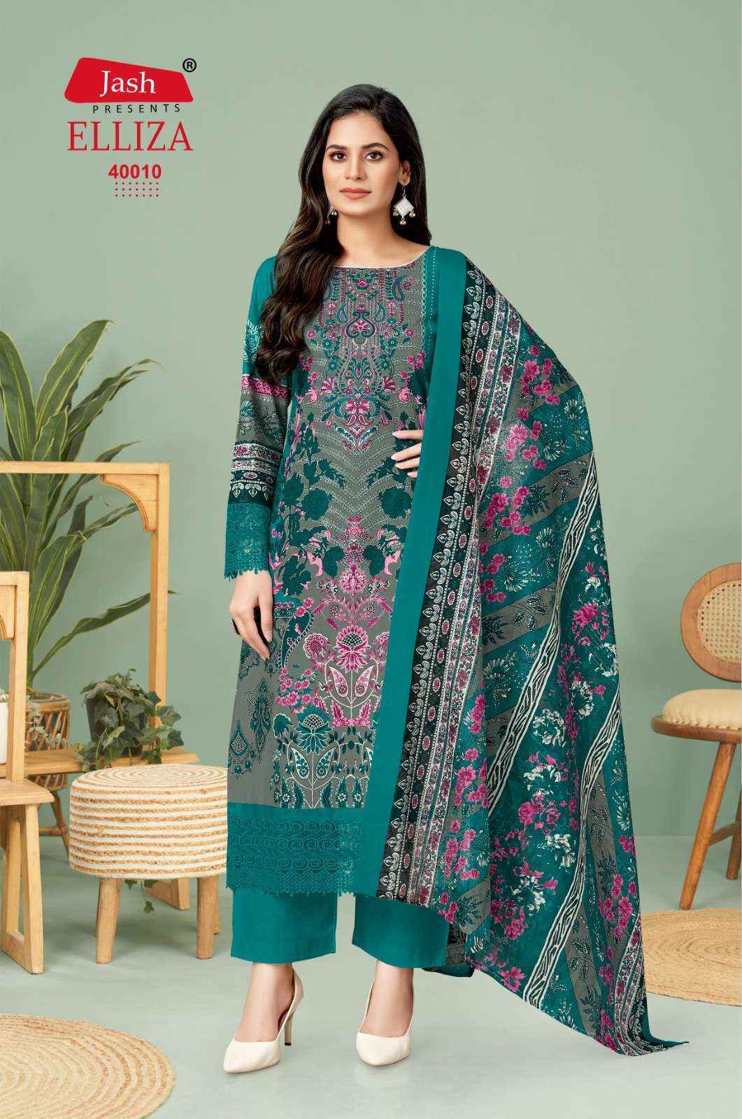 Jash Elliza Vol-40 Cotton Dress Material (10 pcs Catalogue)