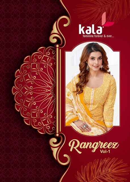 Kala Rangrez Vol-1 Cotton Dress Material (12 pcs Catalogue)