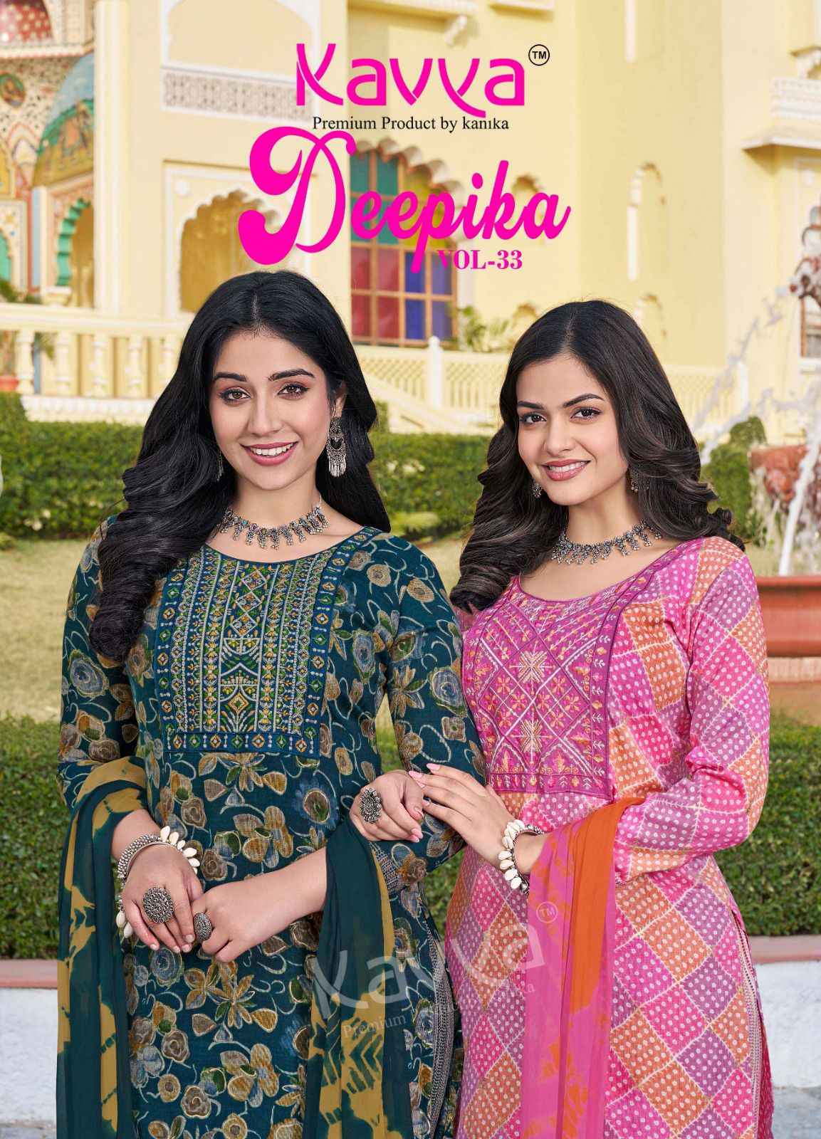 Kavya Deepika Vol-33 Capsule Readymade Suit (10 pcs Catalogue)