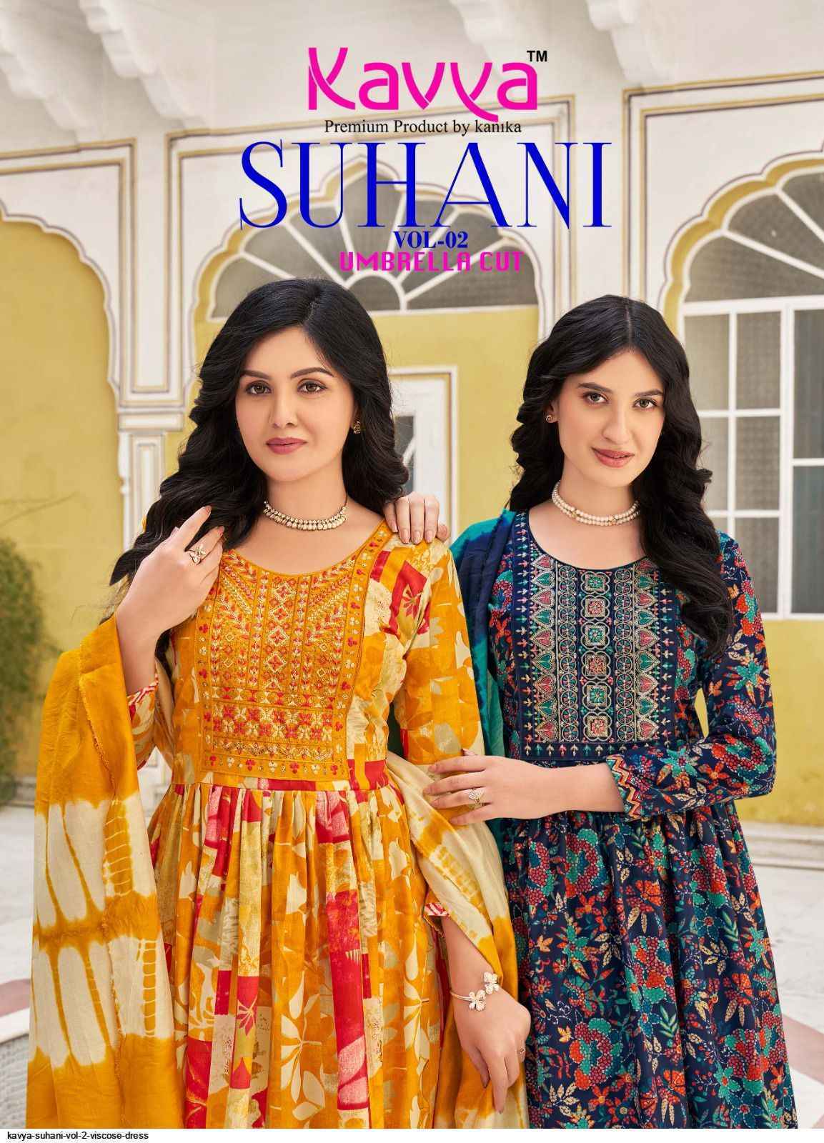 Kavya Suhani Vol-2 Viscose Readymade Suit (10 pcs Catalogue)