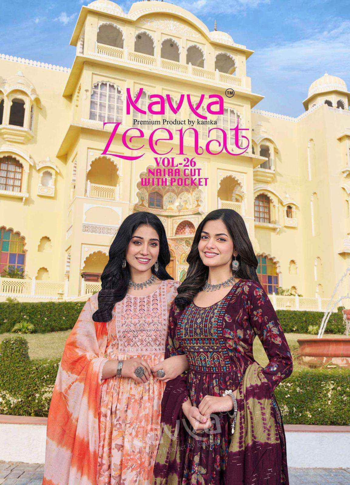 Kavya Zeenat Vol-26 Capsule Readymade Suit (10 pcs Catalogue)