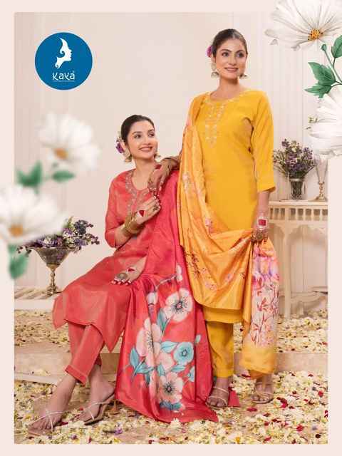 Kaya Krishti Roman Shimmer Readymade Suit (6 pcs Catalogue)