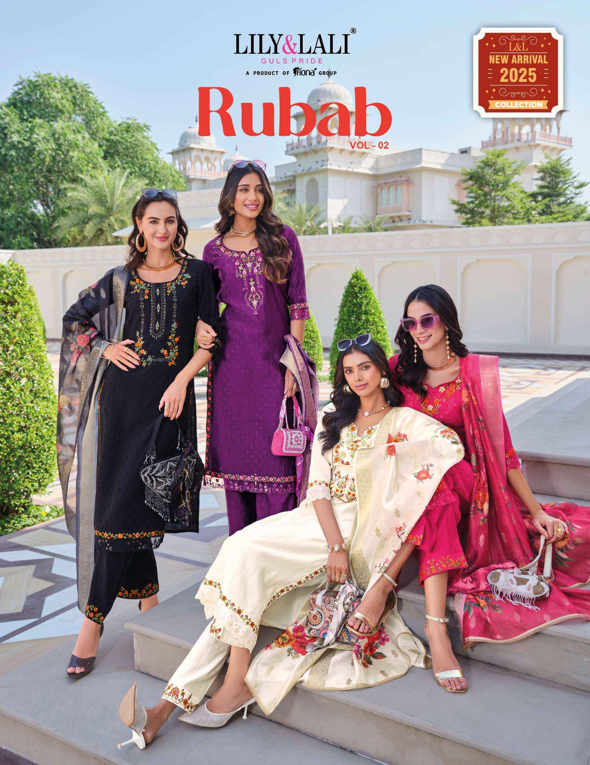 Lily & Lali Rubab Vol-2 Viscose Silk Readymade Suit (6 pcs Catalogue)