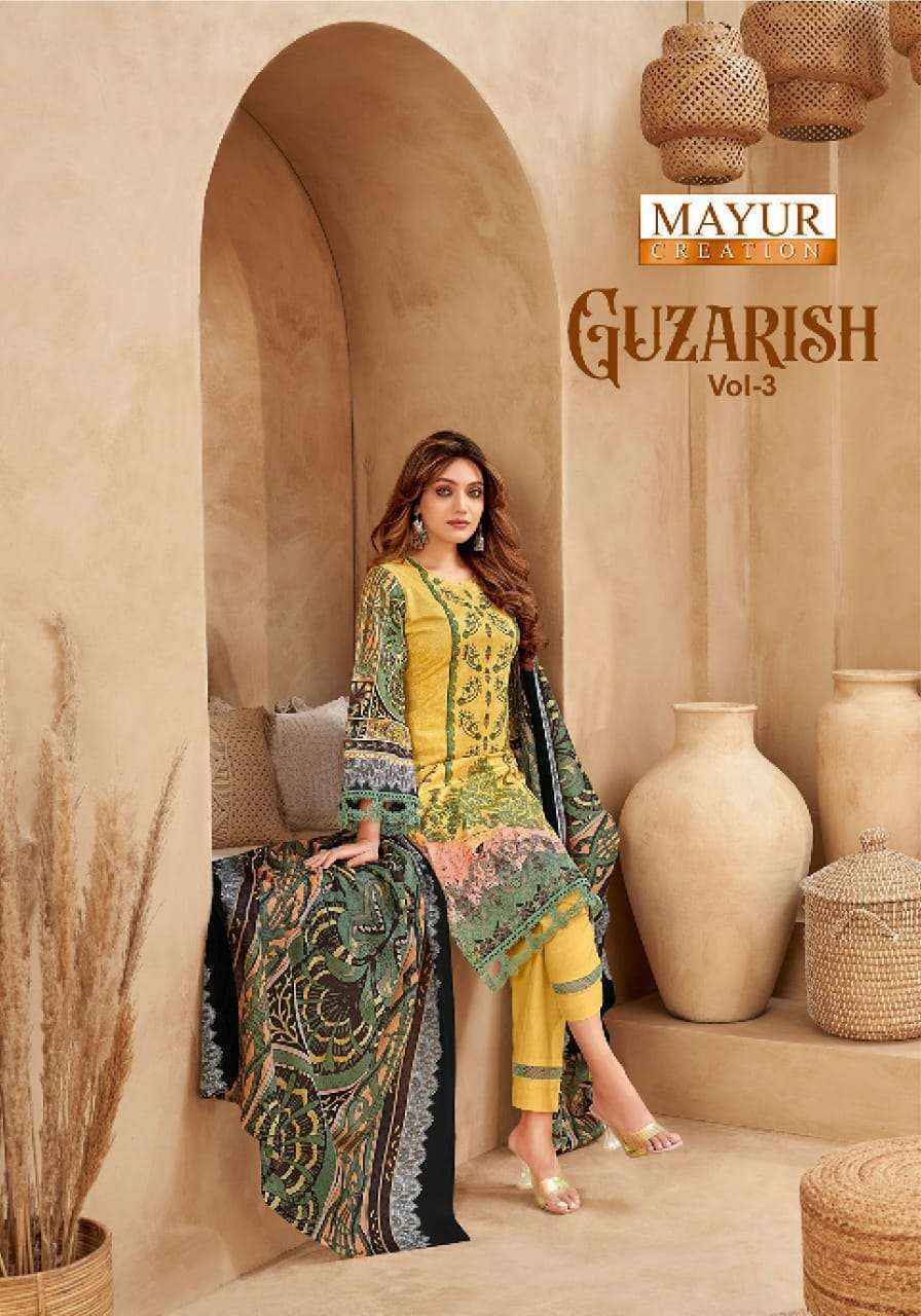 Mayur Creation Guzarish Vol-3 Cotton Dress Material (8 pcs Catalogue)