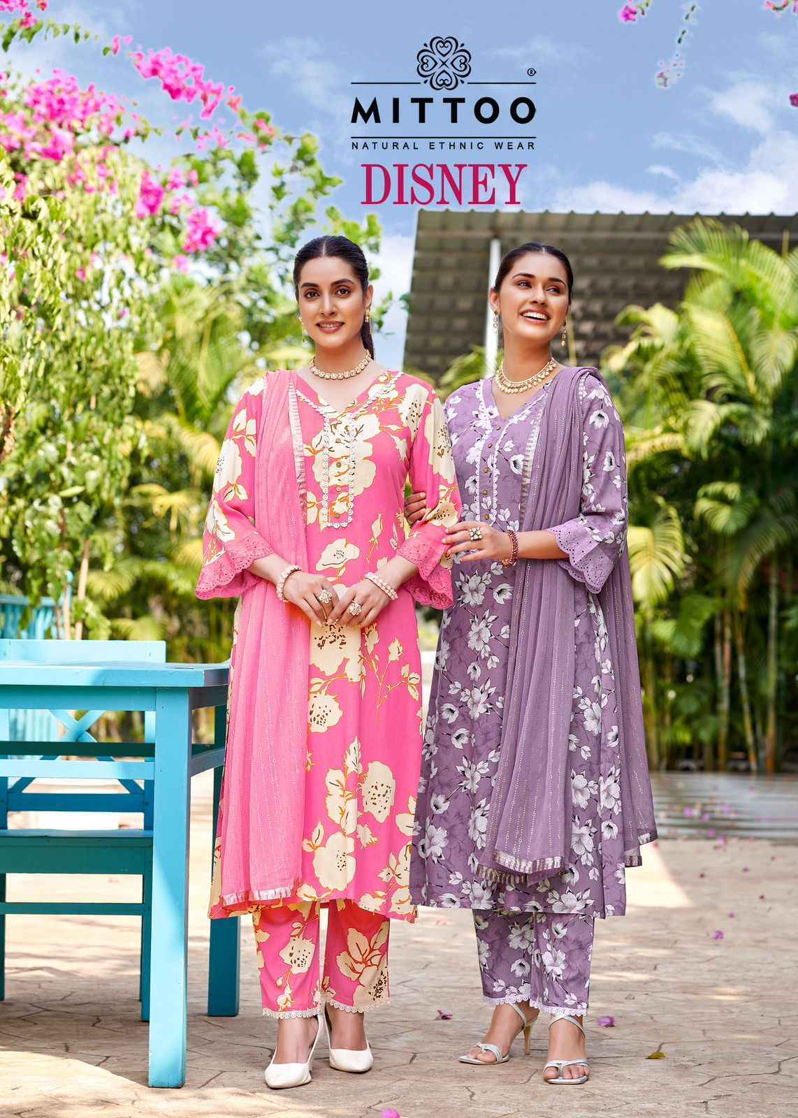 Mittoo Disney Rayon Readymade Suit (6 pcs Catalogue)