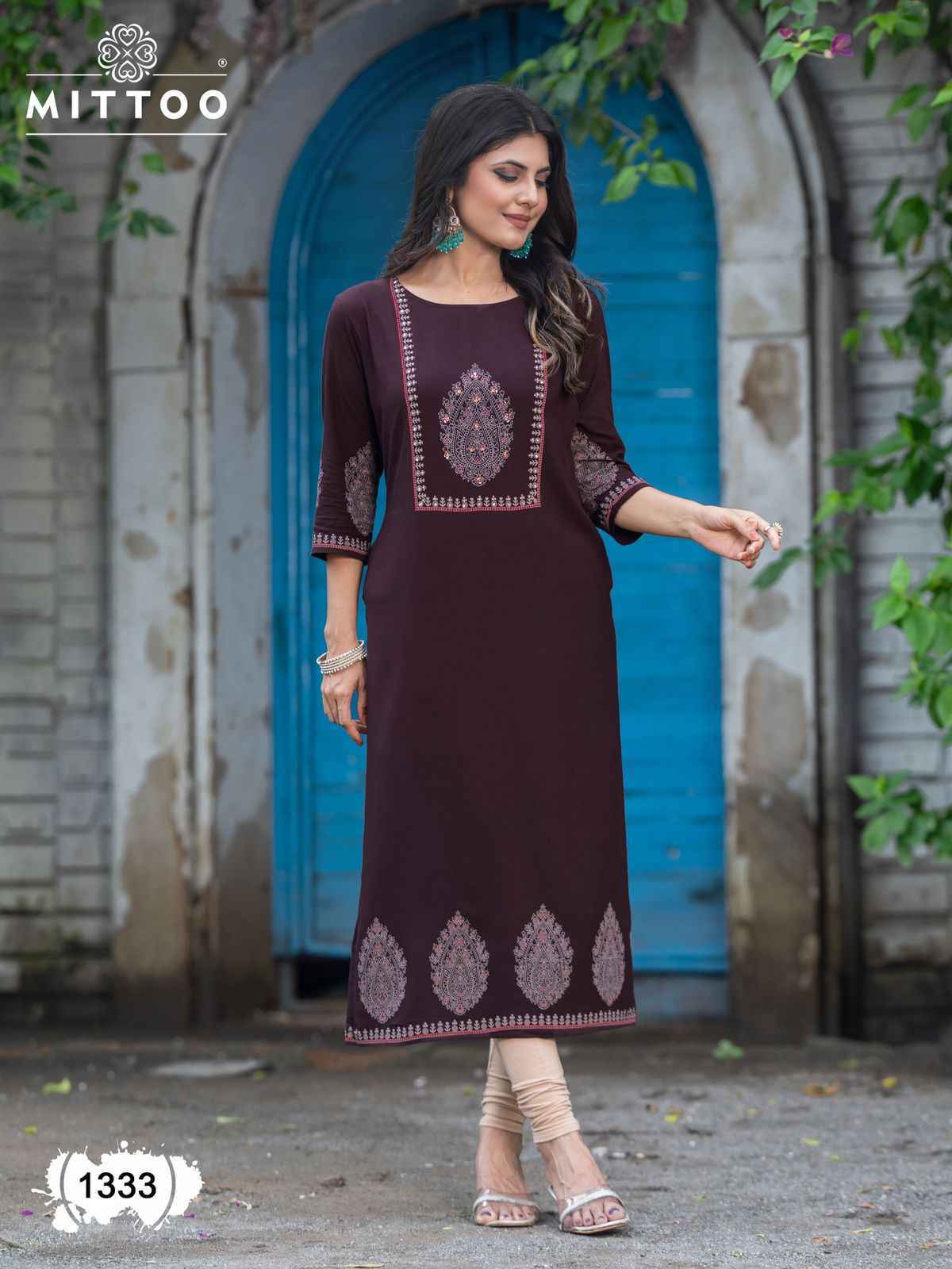 Mittoo Palak Vol-39 Rayon Kurti (8 pcs Catalogue)