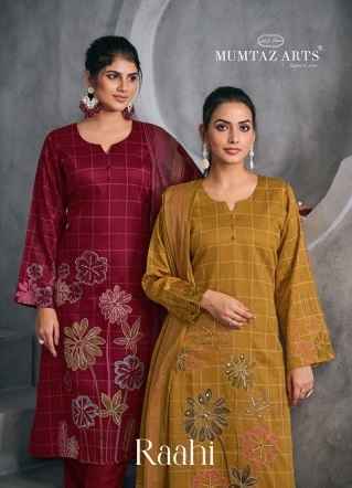 Mumtaz Arts Raahi Jam Silk Dress Material (4 pcs Catalogue)