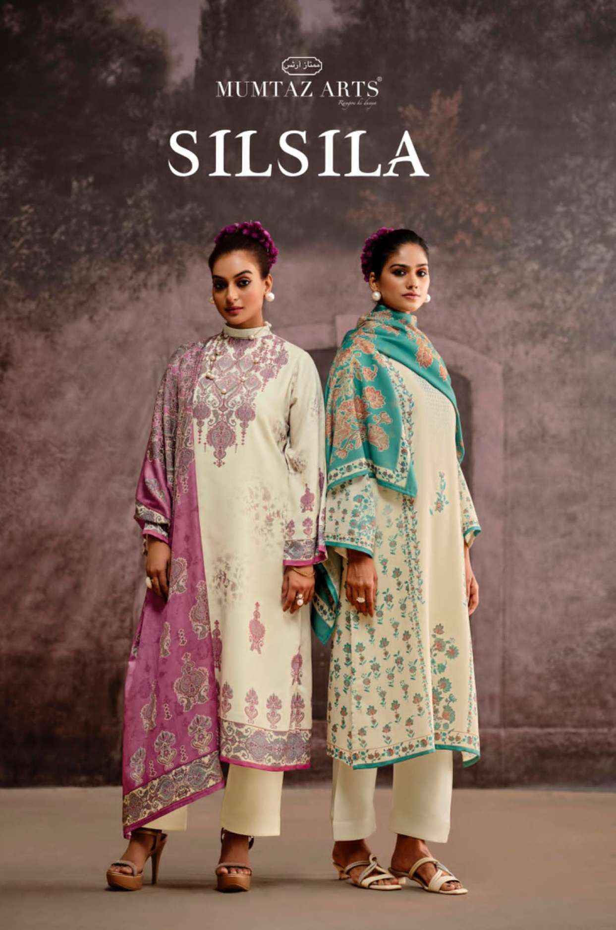 Mumtaz Arts Silsila Pashmina Dress Material (5 pcs Catalogue)