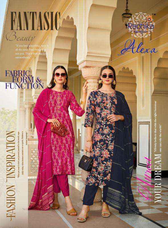 Radhika Lifestyle Alexa Vol-1 Silk Readymade Suit (6 pcs Catalogue)