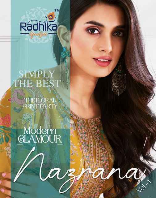 Radhika Lifestyle Nazrana Vol-1 Jam Satin Readymade Suit  (6 pcs Catalogue)