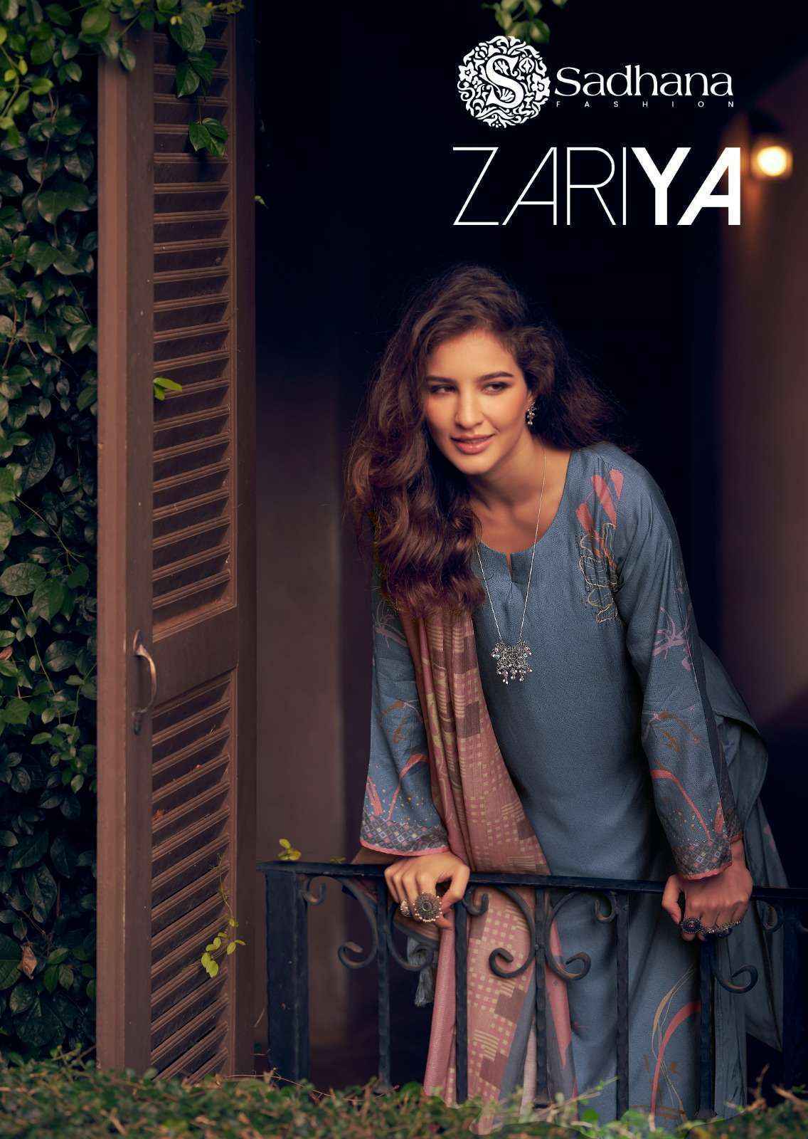 Sadhna Fashion Zariya Musline Silk Dress Material (6 pcs Catalogue)