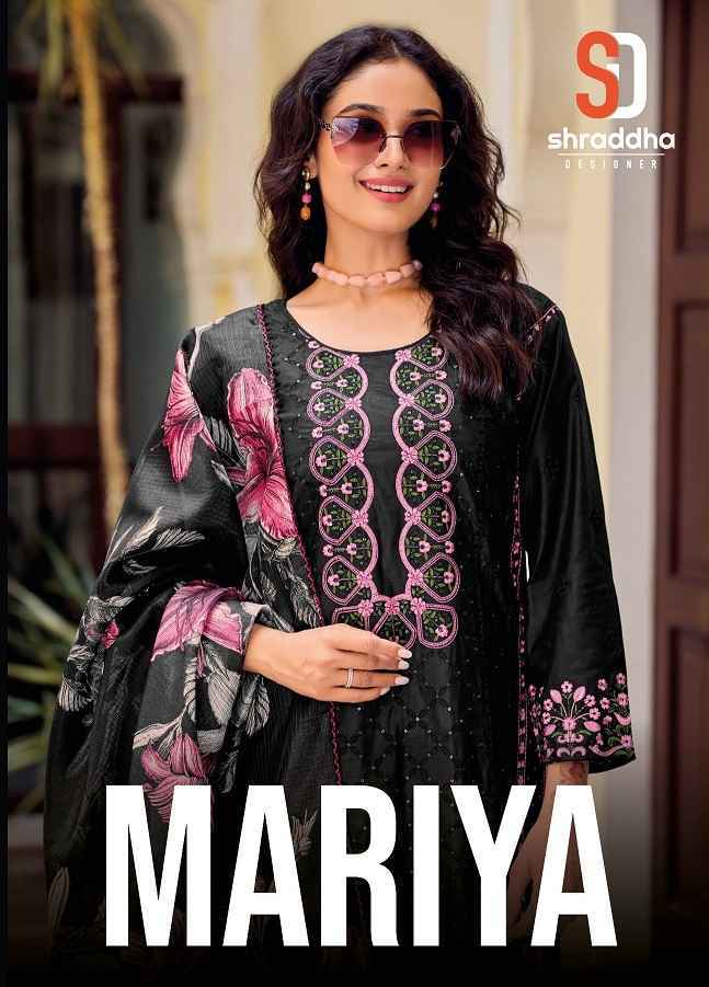 Shraddha Designer Mariya Cotton Dress Material (4 pcs Catalogue)